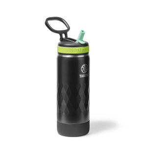 Kids Sport Water Bottle With Straw Lid